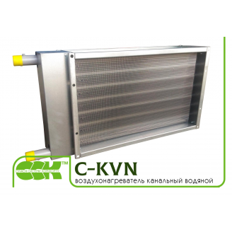 Водяний нагрівач повітря канальний C-KVN-100-50-2